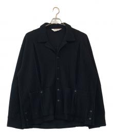 ANCELLM（アンセルム）の古着「WRINKLED STRIPE SHIRT」｜ブラック