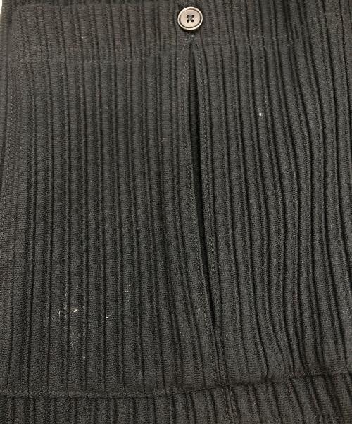 ANCELLM（アンセルム）ANCELLM (アンセルム) WRINKLED STRIPE SHIRT ブラック サイズ:1の古着・服飾アイテム
