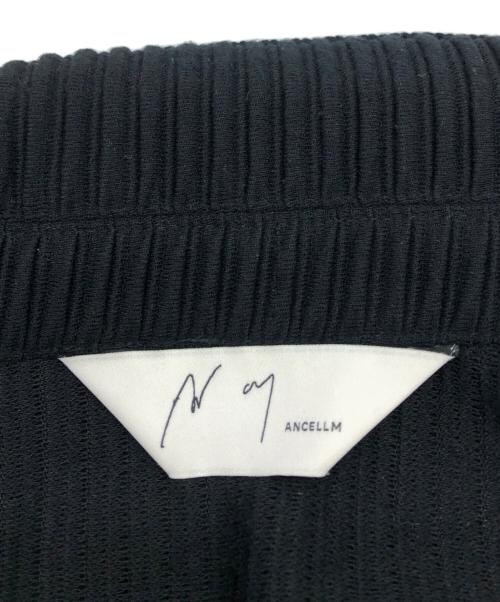 ANCELLM（アンセルム）ANCELLM (アンセルム) WRINKLED STRIPE SHIRT ブラック サイズ:1の古着・服飾アイテム