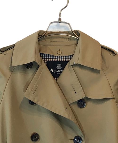 Aquascutum（アクアスキュータム）Aquascutum (アクアスキュータム) ライナー付トレンチコート ベージュ サイズ:4の古着・服飾アイテム