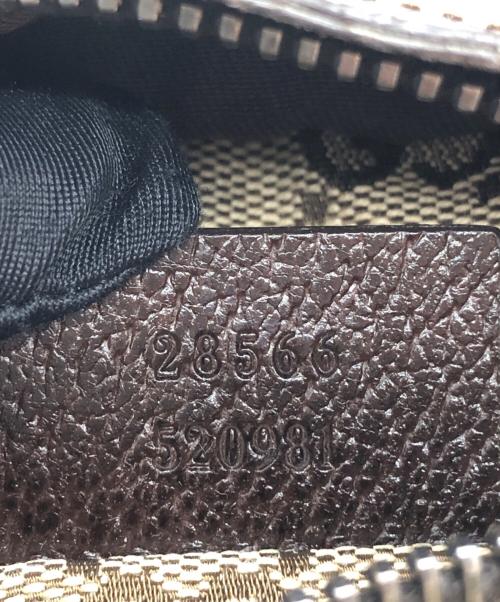GUCCI（グッチ）GUCCI (グッチ) GGキャンバスウエストポーチ ブラウンの古着・服飾アイテム