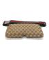 GUCCI (グッチ) GGキャンバスウエストポーチ ブラウン：60000円