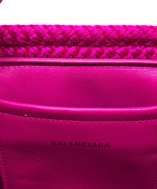 BALENCIAGA（バレンシアガ）BALENCIAGA (バレンシアガ) IBIZA スモール / 2WAYバスケットバッグ ピンクの古着・服飾アイテム