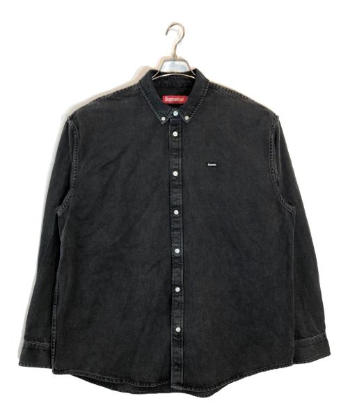 SUPREME（シュプリーム）Supreme (シュプリーム) Small Box Denim Shirt ブラック サイズ:XLの古着・服飾アイテム