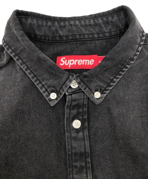 SUPREME（シュプリーム）Supreme (シュプリーム) Small Box Denim Shirt ブラック サイズ:XLの古着・服飾アイテム