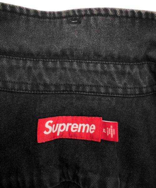 SUPREME（シュプリーム）Supreme (シュプリーム) Small Box Denim Shirt ブラック サイズ:XLの古着・服飾アイテム