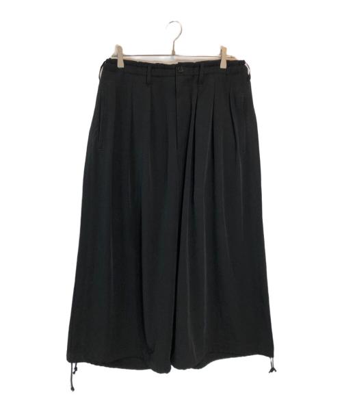 GROUND Y（グラウンドワイ）GROUND Y (グラウンドワイ) CREPE DE CHINE BALLOON PANTS ブラック サイズ:3の古着・服飾アイテム