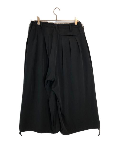 GROUND Y（グラウンドワイ）GROUND Y (グラウンドワイ) CREPE DE CHINE BALLOON PANTS ブラック サイズ:3の古着・服飾アイテム