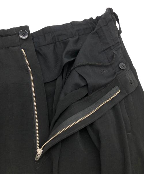 GROUND Y（グラウンドワイ）GROUND Y (グラウンドワイ) CREPE DE CHINE BALLOON PANTS ブラック サイズ:3の古着・服飾アイテム