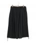 GROUND Y（グラウンドワイ）の古着「CREPE DE CHINE BALLOON PANTS」｜ブラック
