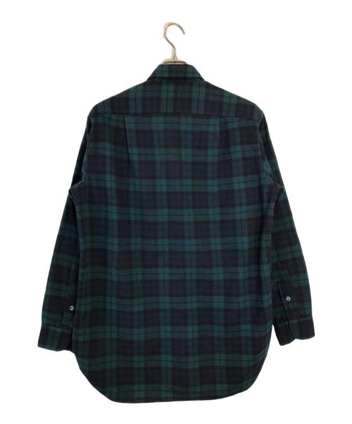 PENDLETON（ペンドルトン）PENDLETON (ペンドルトン) ウールブラックウォッチチェックシャツ グリーン サイズ:16の古着・服飾アイテム