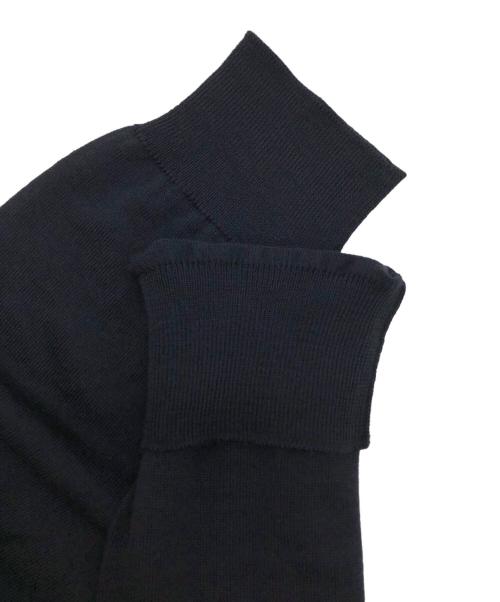 PRADA（プラダ）PRADA (プラダ) バージンウール 長袖ニットカーディガン ネイビー サイズ:SZ50の古着・服飾アイテム