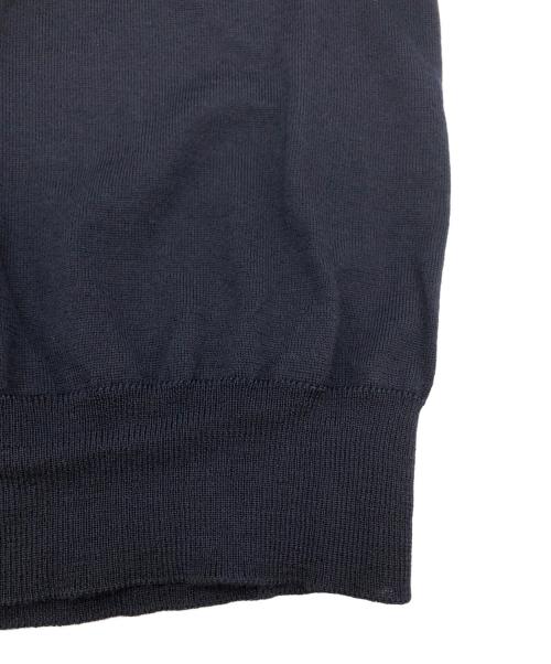 PRADA（プラダ）PRADA (プラダ) バージンウール 長袖ニットカーディガン ネイビー サイズ:SZ50の古着・服飾アイテム