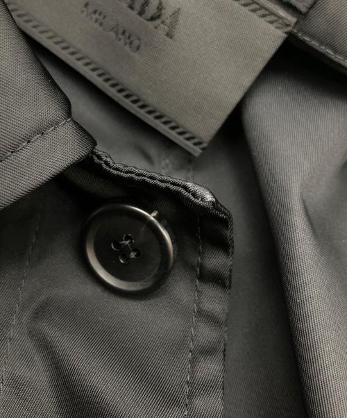 PRADA（プラダ）PRADA (プラダ) Re-Nylon サファリジャケット ブラック サイズ:SZ44の古着・服飾アイテム