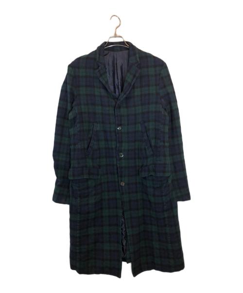 UNDERCOVER（アンダーカバー）UNDERCOVER (アンダーカバー) 縮絨チェスターコート ネイビー サイズ:4の古着・服飾アイテム