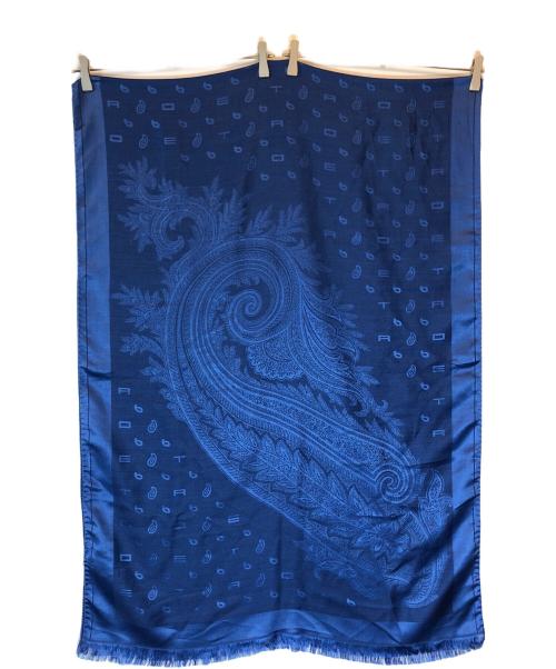 ETRO（エトロ）ETRO (エトロ) 大判ストール ブルー サイズ:下記参照の古着・服飾アイテム