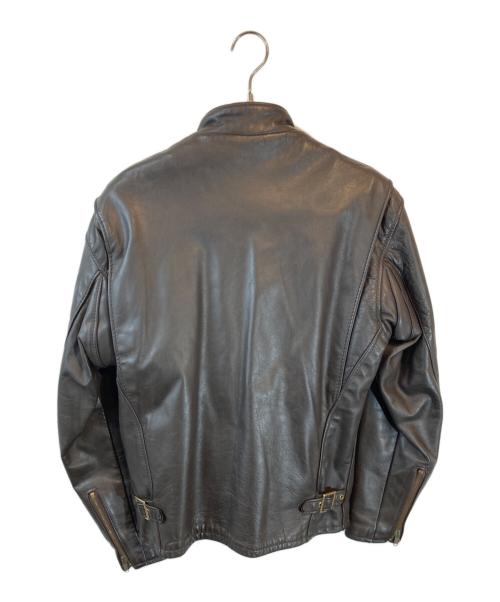 Schott（ショット）Schott (ショット) ライナー付シングルライダースジャケット ブラウン サイズ:36の古着・服飾アイテム