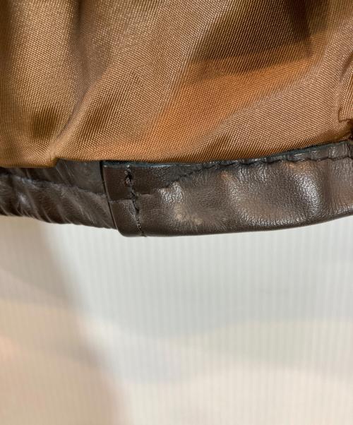 Schott（ショット）Schott (ショット) ライナー付シングルライダースジャケット ブラウン サイズ:36の古着・服飾アイテム