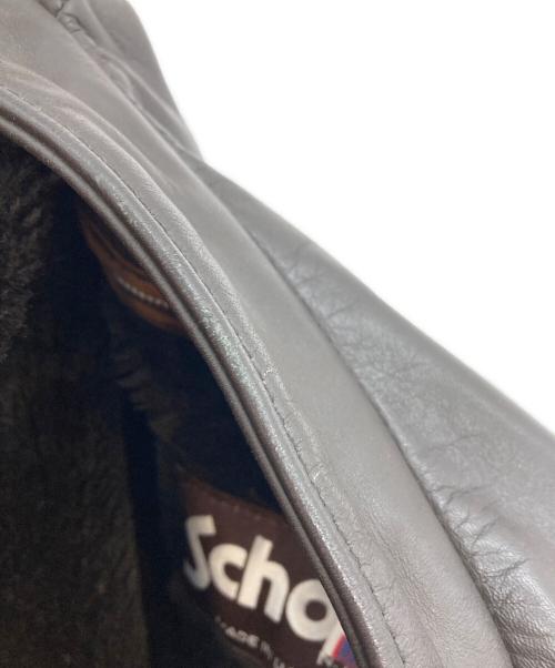 Schott（ショット）Schott (ショット) ライナー付シングルライダースジャケット ブラウン サイズ:36の古着・服飾アイテム
