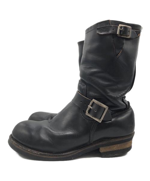 RED WING（レッドウィング）RED WING (レッドウィング) エンジニアブーツ ブラック サイズ:8Dの古着・服飾アイテム