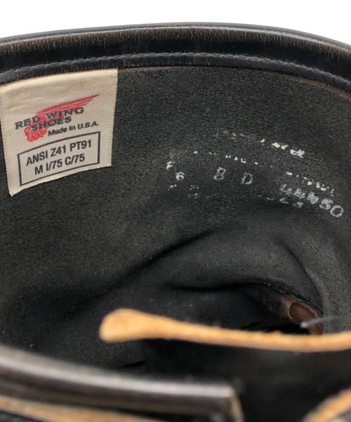 RED WING（レッドウィング）RED WING (レッドウィング) エンジニアブーツ ブラック サイズ:8Dの古着・服飾アイテム