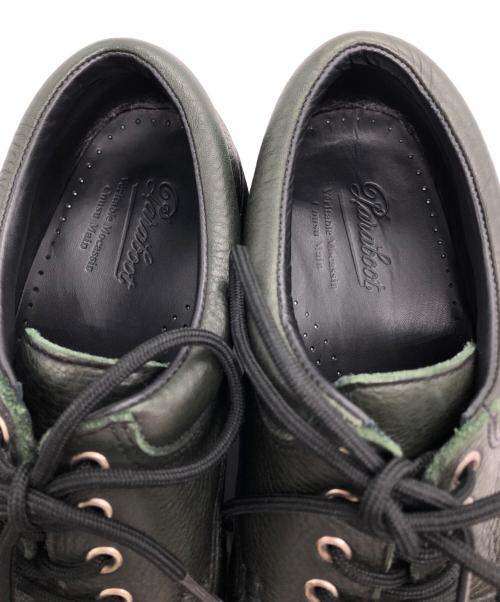 PARABOOT（パラブーツ）PARABOOT (パラブーツ) レザーシューズ CERF KAKI(ダークグリーン） サイズ:7の古着・服飾アイテム