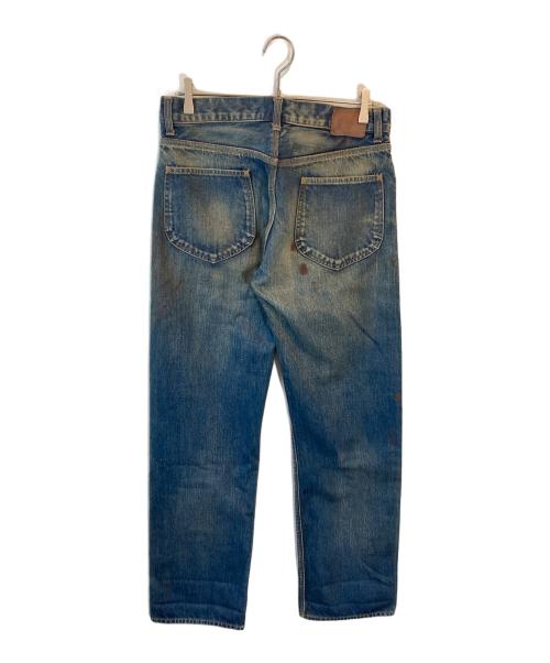 BY GLAD HAND（バイ グラッド ハンド）BY GLAD HAND (バイ グラッド ハンド) ペイント加工デニムパンツ ブルー サイズ:32の古着・服飾アイテム
