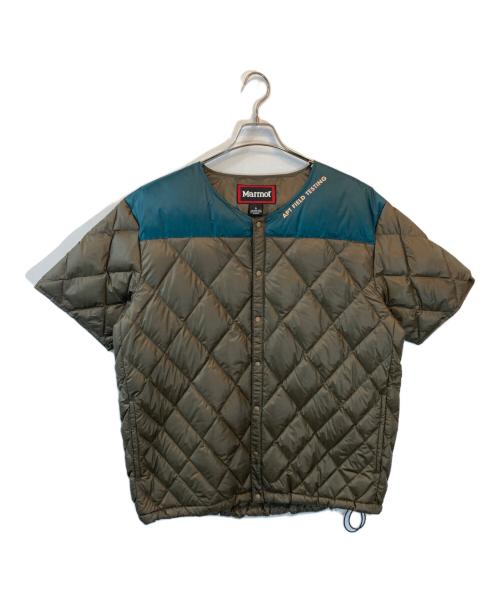 MARMOT（マーモット）Marmot (マーモット) JACKET MENS PUFFER LARGE ブラウン サイズ:XLの古着・服飾アイテム