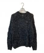 UNUSEDアンユーズド）の古着「:Mohair pullover knit」｜ブラック