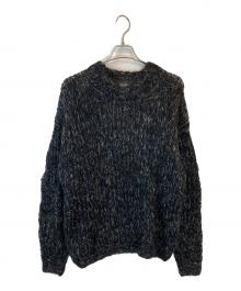 UNUSED（アンユーズド）の古着「:Mohair pullover knit」｜ブラック
