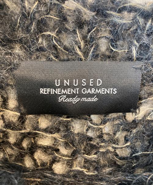 UNUSED（アンユーズド）UNUSED (アンユーズド) :Mohair pullover knit ブラック サイズ:4の古着・服飾アイテム