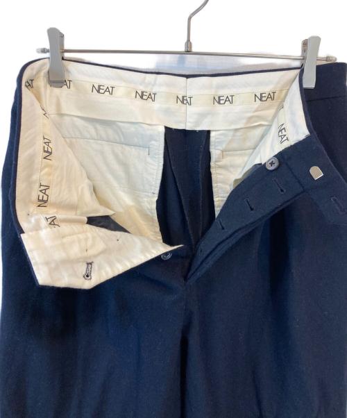 NEAT（ニート）NEAT (ニート) ウールタックパンツ ネイビー サイズ:下記参照の古着・服飾アイテム
