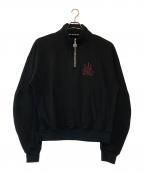 CVTVLISTカタリスト）の古着「USUAL HALF ZIP TOP」｜ブラック