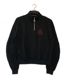 CVTVLIST（カタリスト）の古着「USUAL HALF ZIP TOP」｜ブラック