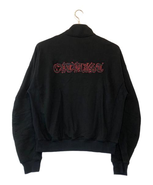 CVTVLIST（カタリスト）CVTVLIST (カタリスト) USUAL HALF ZIP TOP ブラック サイズ:Mの古着・服飾アイテム