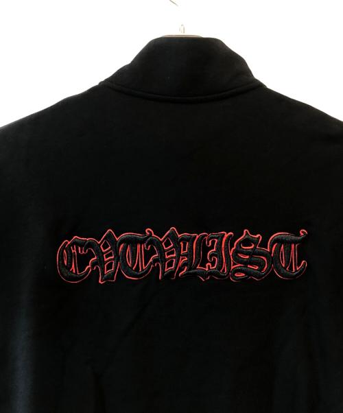 CVTVLIST（カタリスト）CVTVLIST (カタリスト) USUAL HALF ZIP TOP ブラック サイズ:Mの古着・服飾アイテム