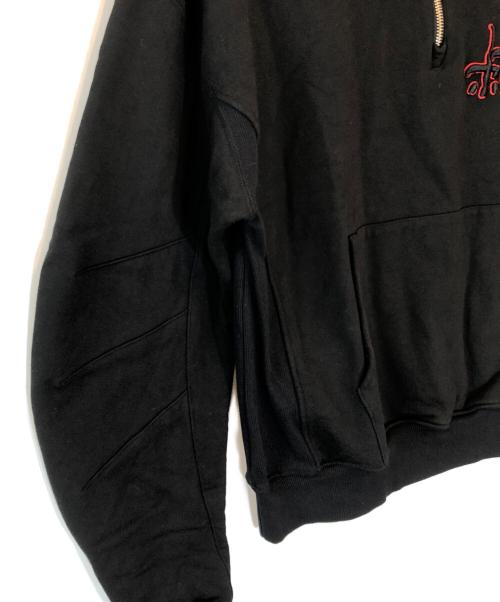 CVTVLIST（カタリスト）CVTVLIST (カタリスト) USUAL HALF ZIP TOP ブラック サイズ:Mの古着・服飾アイテム