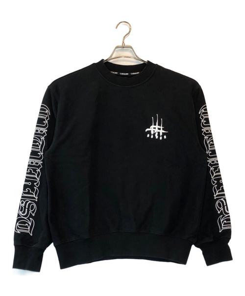 CVTVLIST（カタリスト）CVTVLIST (カタリスト) 別注Multi Cross Crewneck ブラック サイズ:Mの古着・服飾アイテム