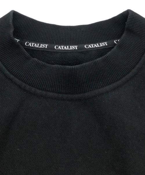 CVTVLIST（カタリスト）CVTVLIST (カタリスト) 別注Multi Cross Crewneck ブラック サイズ:Mの古着・服飾アイテム