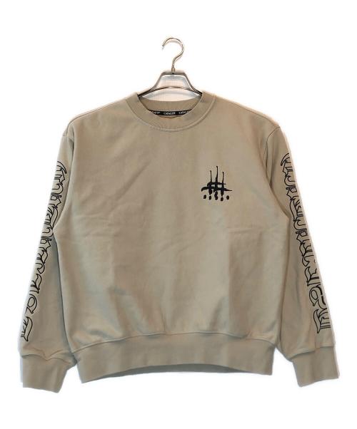 CVTVLIST（カタリスト）CVTVLIST (カタリスト) 別注Multi Cross Crewneck ベージュ サイズ:Mの古着・服飾アイテム