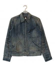 RRL（ダブルアールエル）の古着「加工デニムジャケット」｜インディゴ