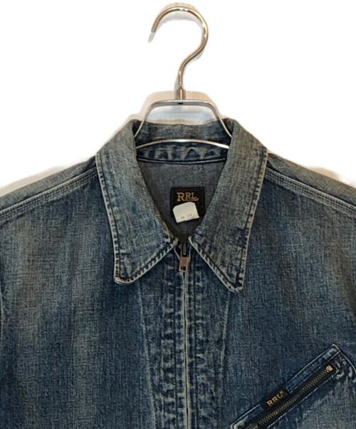 RRL（ダブルアールエル）RRL (ダブルアールエル) 加工デニムジャケット インディゴ サイズ:XSの古着・服飾アイテム