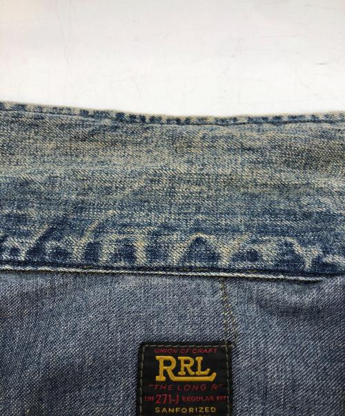 RRL（ダブルアールエル）RRL (ダブルアールエル) 加工デニムジャケット インディゴ サイズ:XSの古着・服飾アイテム