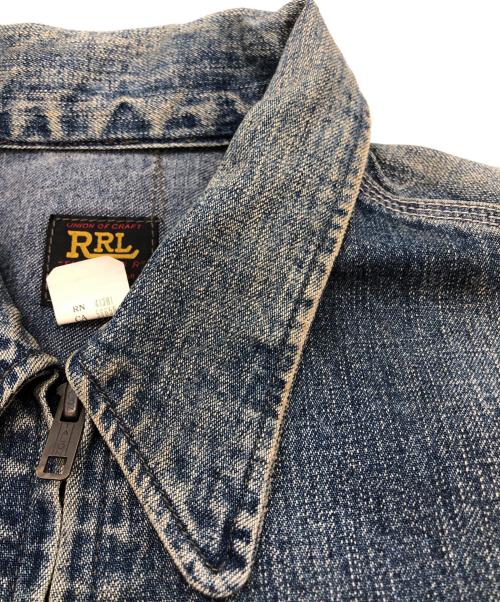 RRL（ダブルアールエル）RRL (ダブルアールエル) 加工デニムジャケット インディゴ サイズ:XSの古着・服飾アイテム
