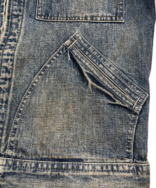 RRL（ダブルアールエル）RRL (ダブルアールエル) 加工デニムジャケット インディゴ サイズ:XSの古着・服飾アイテム