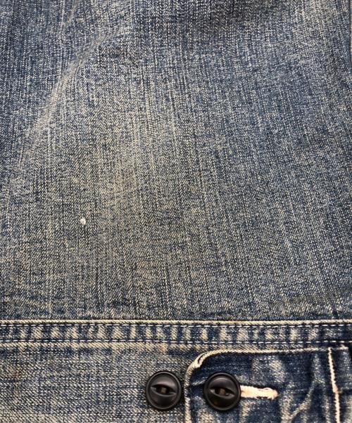 RRL（ダブルアールエル）RRL (ダブルアールエル) 加工デニムジャケット インディゴ サイズ:XSの古着・服飾アイテム