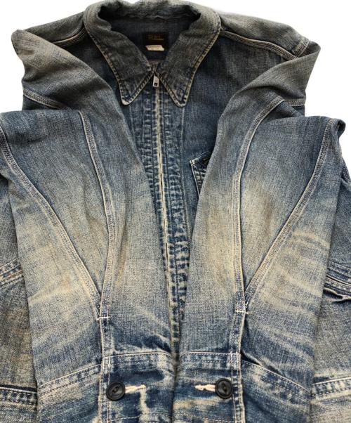 RRL（ダブルアールエル）RRL (ダブルアールエル) 加工デニムジャケット インディゴ サイズ:XSの古着・服飾アイテム