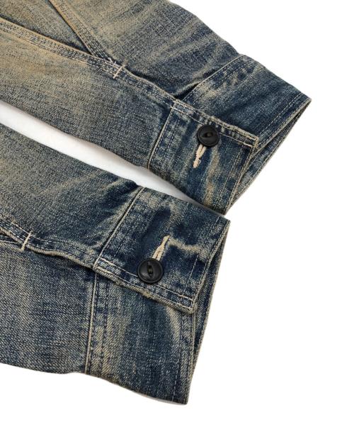 RRL（ダブルアールエル）RRL (ダブルアールエル) 加工デニムジャケット インディゴ サイズ:XSの古着・服飾アイテム