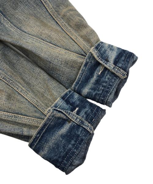 RRL（ダブルアールエル）RRL (ダブルアールエル) 加工デニムジャケット インディゴ サイズ:XSの古着・服飾アイテム