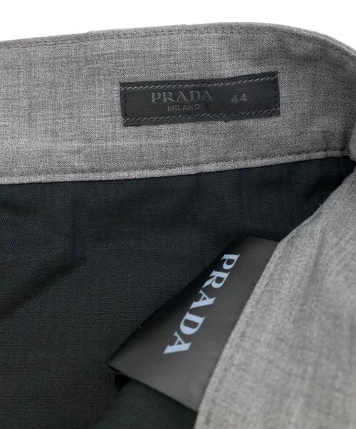 PRADA（プラダ）PRADA (プラダ) ウールスラックス グレー サイズ:44の古着・服飾アイテム